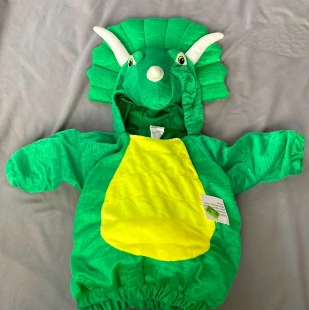 NWT Hyde and Eek Triceratops Dinosaur Halloween Costume Cosplay Infant Baby New